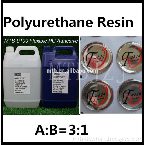 Weather Resistance Polyurethane Adhesive Resin UV 3D Glue